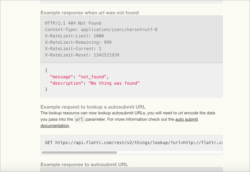 Documenting response and error codes · Documenting REST APIs