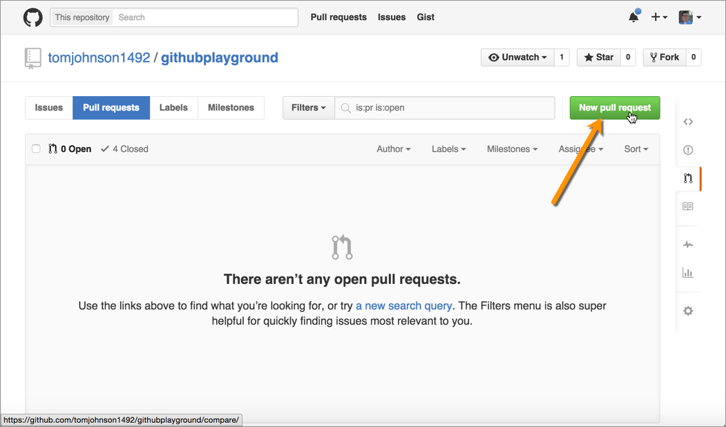 New Pull Request