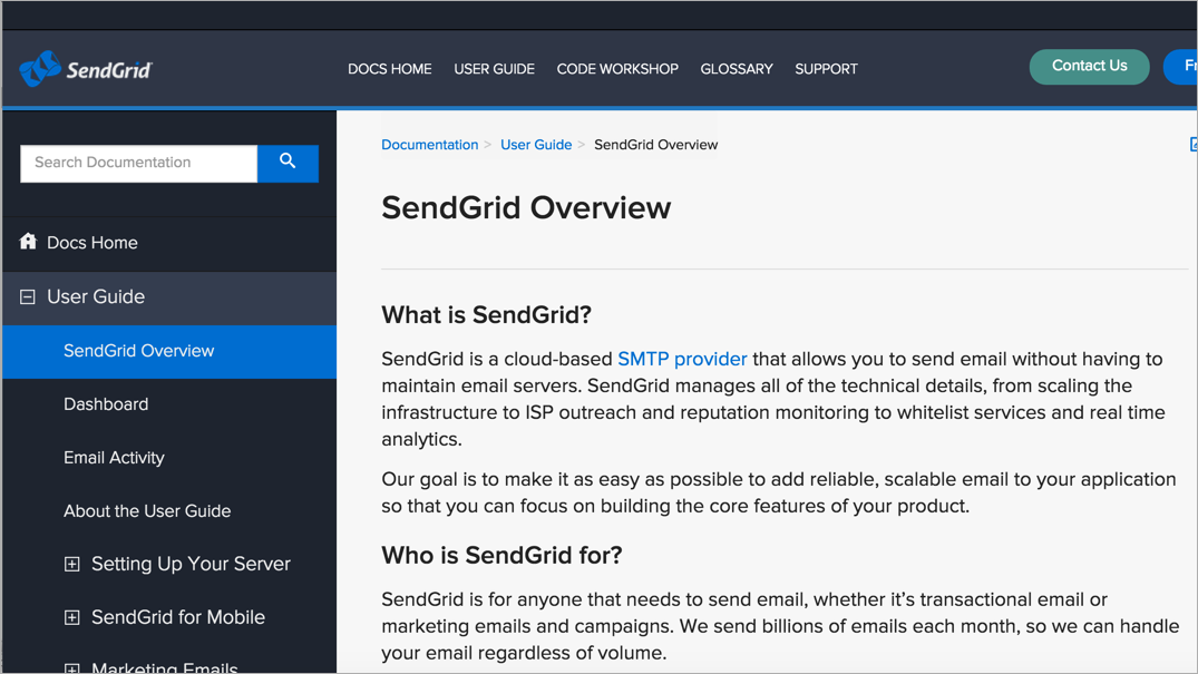 Sendgrid overview