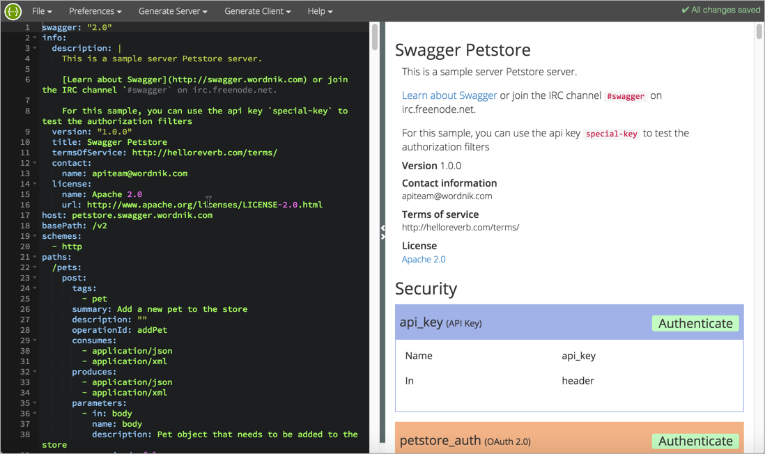 swagger editor web vs desktop